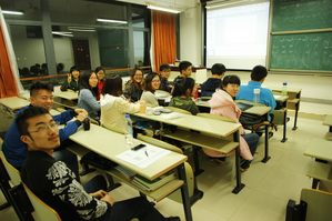 Les étudiants chinois en cours de français