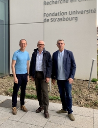 Christophe Ritzenthaler, Philippe Choquet et Yves Rémond (de g. à dr.)