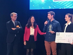 Remise du Prix AGIPI à Joan Goetz, fondateur de PolyDtech