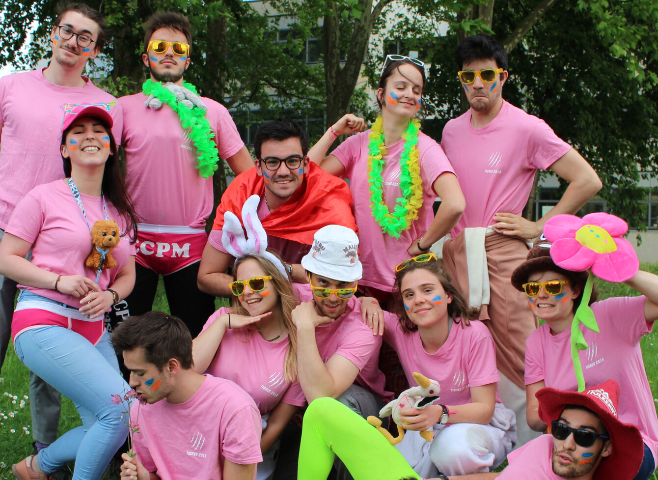 Bureau du BDE : portrait de groupe
